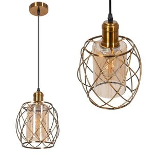 Závesná lampa La Belle XII medená vyobraziť