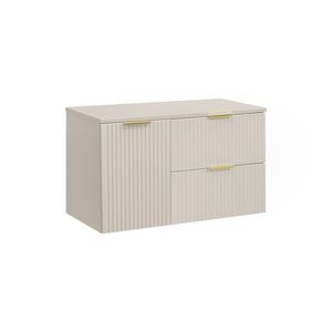 Závesná skrinka Adele Cashmere s doskou 100 cm kašmírová vyobraziť