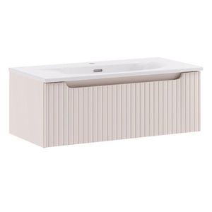 Závesná skrinka Nova Cashmere Sky so zápustným umývadlom 80 cm kašmírová vyobraziť