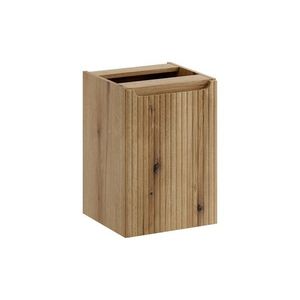 Závesná skrinka pod umývadlo Nova 81-40-39-1DK s košom na bielizeň dub coast evoke vyobraziť