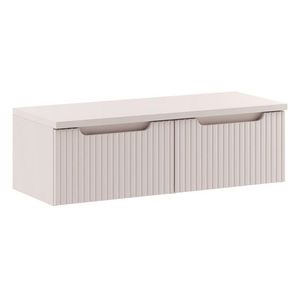 Závesná skrinka pod umývadlo Nova Cashmere s doskou 100 cm kašmírová vyobraziť