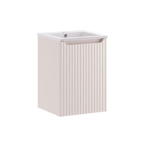 Závesná skrinka so zápustným umývadlom Nova Cashmere 40 cm kašmírová/biela vyobraziť