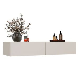 Závesný toaletný stolík MIKA 110 cm kašmírový vyobraziť