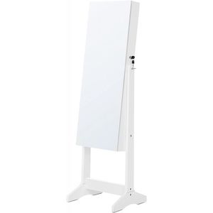 Zrkadlová skrinka so šperkovnicou Obby biela vyobraziť