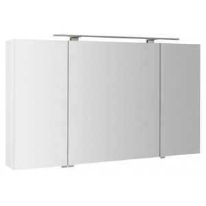 SAPHO - RIWA galérka s LED osvetlením, 3x dvierka, 121x70x17cm, biela lesk RIW120-0030 vyobraziť
