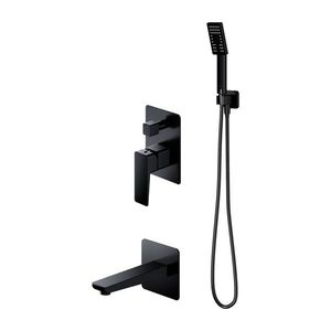 OMNIRES - PARMA podomietková sprchová batéria čierna mat /BLM/ SYSPMW01BL vyobraziť