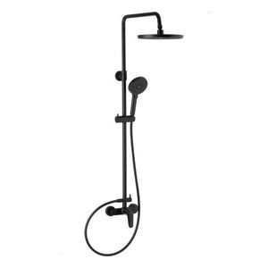 KFA - Sprchová batéria OTAVA so sprchovacím stĺpom, čierna 5556-910-81 vyobraziť