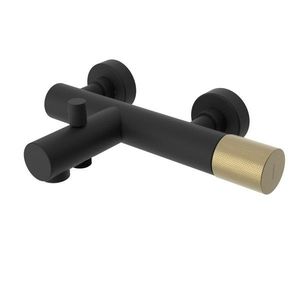 SAPHO - ULTRATAP nástenná vaňová batéria, čierná mat/zlato mat UT010TBG vyobraziť