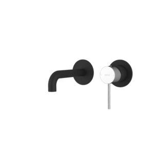 SAPHO - ULTRASAN 2-prvková podomietková umývadlová batéria, hubica 15cm, čierná mat/chróm UT118VBC vyobraziť
