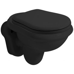 KERASAN - RETRO závesná WC misa, 38x52cm, čierna mat 101531 vyobraziť