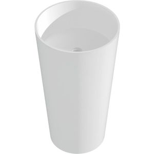 MEXEN - Onyx-01 Voľne stojace umývadlo z liateho mramoru 45 x 45, biela mat 26524500 vyobraziť