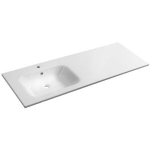 SAPHO - ARECA umývadlo 141x51, 5cm, liaty mramor, ľavé, biela AC141L vyobraziť