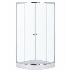 KERRA - Sprchovací kút s vaničkou Leo 80 (chróm) 5907548117564 vyobraziť