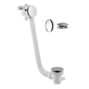 SAPHO - SENATOR vaňová súprava s napúšťaním, click-clack, dĺžka 900, zátka 72, nerez mat VR269028 vyobraziť