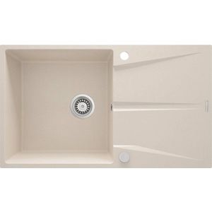 DEANTE DEANTE - Corio béžový Granitový drez, 1-miska s odkvapkávačom ZRC_511A vyobraziť