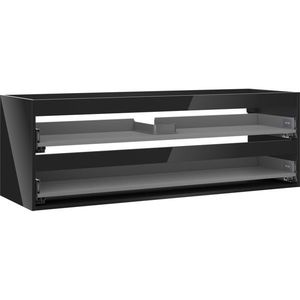 MEXEN - Box-A skrinka pre umývadlo 140, 2 zásuvky, čierna lesk 91AX0-1400-470-2-70 vyobraziť