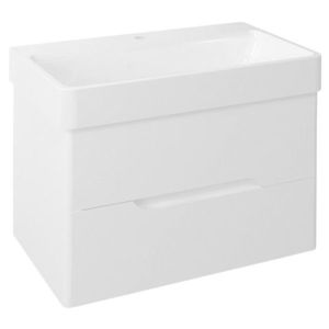 SAPHO - MEDIENA umývadlová skrinka 76x51x48, 5cm, biela matná/biela matná MD080 vyobraziť