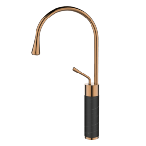 INVENA - Umývadlová batéria vysoká STONE čierna/meď BU-03-W14-V vyobraziť