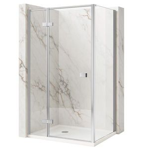 REA/S - Sprchovací kút Atlas 80x80 Chrome vľavo KPL-K4362 vyobraziť