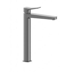 KFA - Malaga umývadlová batéria, nástenná so záverom klik-klak, PVD gun metal grey 4522-712-61 vyobraziť