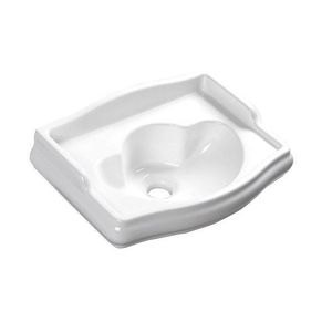 KERASAN - RETRO keramické umývadlo 41x30cm, bez otvoru pre batériu, bez prepadu, biela 103301 vyobraziť