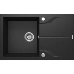 DEANTE DEANTE - Andante flush grafit metalic - Granitový drez s odkvapkávačom - zápustný ZQN_G11F vyobraziť