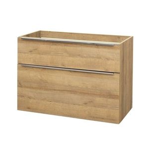 Mereo Mailo, kúpeľňová skrinka 101 cm, dub Riviera, chróm madlo CN522S vyobraziť