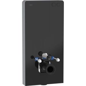 MEXEN - Tex Air G konštrukcia pneumatický predstenový rám pre do WC, čierna sklo 61150A-70 vyobraziť