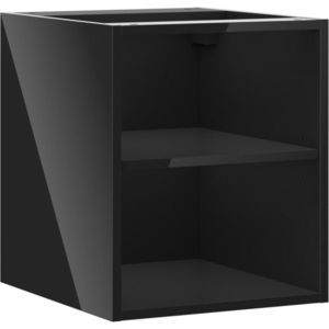 MEXEN - Box-A otvorená skrinka s policou 40, čierna lesk 91AX2-0400-470-0-70 vyobraziť