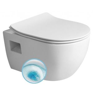 Bruckner - LUNA závesná WC misa, Vortex Rimless, 35, 5x49cm, biela 201.331.4 vyobraziť