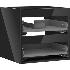 MEXEN - Box-A skrinka pre umývadlo 50, 2 zásuvky, čierna lesk 91AX0-0500-470-2-70 vyobraziť