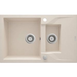 DEANTE DEANTE - Andante beige - Granitový drez, 1.5 - bowl s odkvapkávačom ZQN_5513 vyobraziť