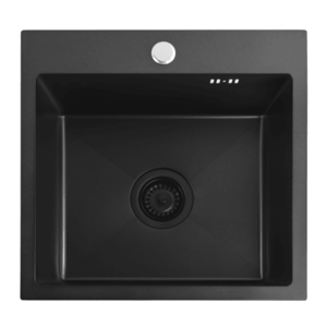 REA REA - Oceľový drez Leo 40 Black ZLE-06002 vyobraziť