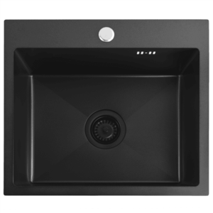 REA REA - Oceľový drez Leo 50 Black ZLE-06005 vyobraziť