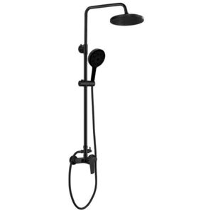 AQUALINE - LOTTA sprchový stĺp s pákovou batériou, čierný mat LT690B vyobraziť