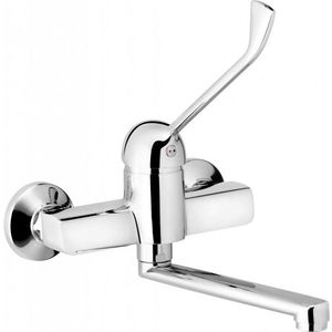 DEANTE - Corio chróm - Umývadlová batéria nástenná, s pákou Clinic BFC_050C vyobraziť