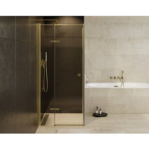 BESCO - Štvorcový sprchovací kút PIXA GOLD - Smer zatvárania - Pravé (DX) BCPIXA90CTVEPG vyobraziť