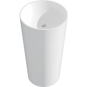 MEXEN - Onyx-03 Voľne stojace umývadlo z liateho mramoru 45 x 45, biela mat 26534500 vyobraziť