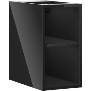 MEXEN - Box-A otvorená skrinka s policou 25, čierna lesk 91AX2-0250-470-0-70 vyobraziť