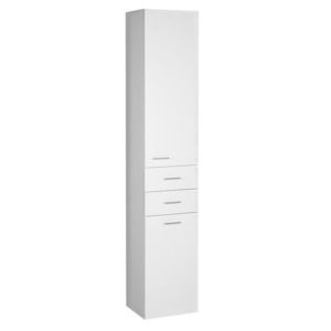 AQUALINE - ZOJA/KERAMIA FRESH skrinka vysoká s košom 35x184x29cm, biela 51230 vyobraziť