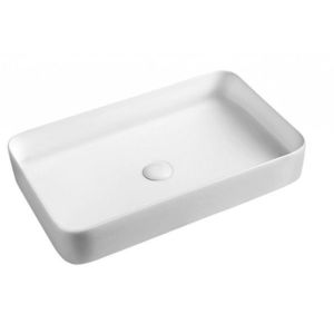 SAPHO - BLADE keramické umývadlo na dosku 65x40cm, biela WH051 vyobraziť