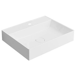 SAPHO - TWIG umývadlo vrátane krytu výpuste 60x47cm, liaty mramor, biela TW060 vyobraziť