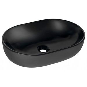 SAPHO - CALEO keramické umývadlo na dosku 60x42cm, čierna mat CA590B vyobraziť