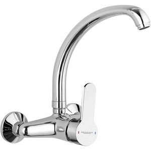 Bruckner - SIEGER nástenná batéria s vysokou hubicou, chróm 914.015.1 vyobraziť