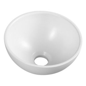 SAPHO - MINOR umývadlo na dosku, liaty mramor, priemer 26cm, biela MR260 vyobraziť