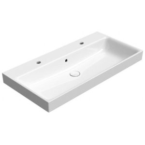 GSI - NUBES keramické dvojumývadlo 100x50 cm, biela ExtraGlaze 9623211 vyobraziť