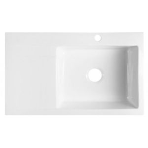 SAPHO SAPHO - AVORIA keramický drez s odkvapem, 86x51cm, biela 55086 vyobraziť