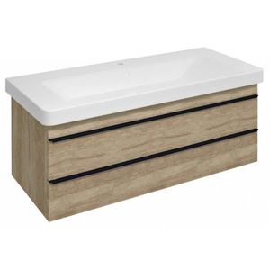 SAPHO - SITIA umývadlová skrinka 101, 4x50x44, 2cm, 2x zásuvka, dub Alabama SI105-2222 vyobraziť