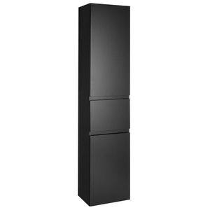 AQUALINE - ALTAIR vysoká skrinka s košom 40x184x31cm, čierna mat, ľavá AI685L vyobraziť