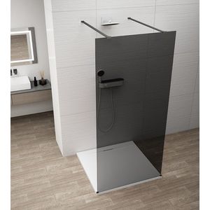 POLYSAN - ESCA BLACK MATT jednodielna sprchová zástena do priestoru, dymové sklo, 1000 ES1210-06 vyobraziť